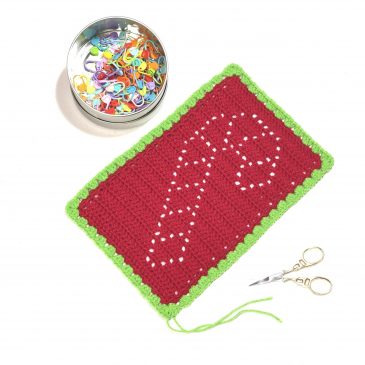 Christmas Candy Cane – a Free filet CroPattern