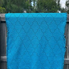 Moroccan Mosaic Filet Blanket