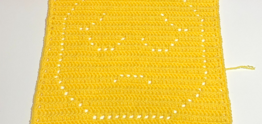 2021 Emoji Filet CAL – Free Emoji Crochet Pattern – Week 21