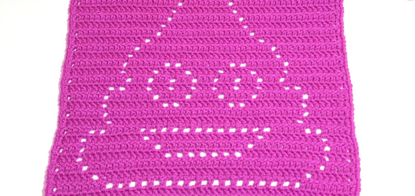 2021 Emoji Filet CAL – Free Emoji Crochet Pattern – Week 24 (the end!)