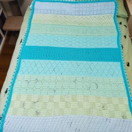 Lovely Lines – a Filet Sampler Blanket (2022)