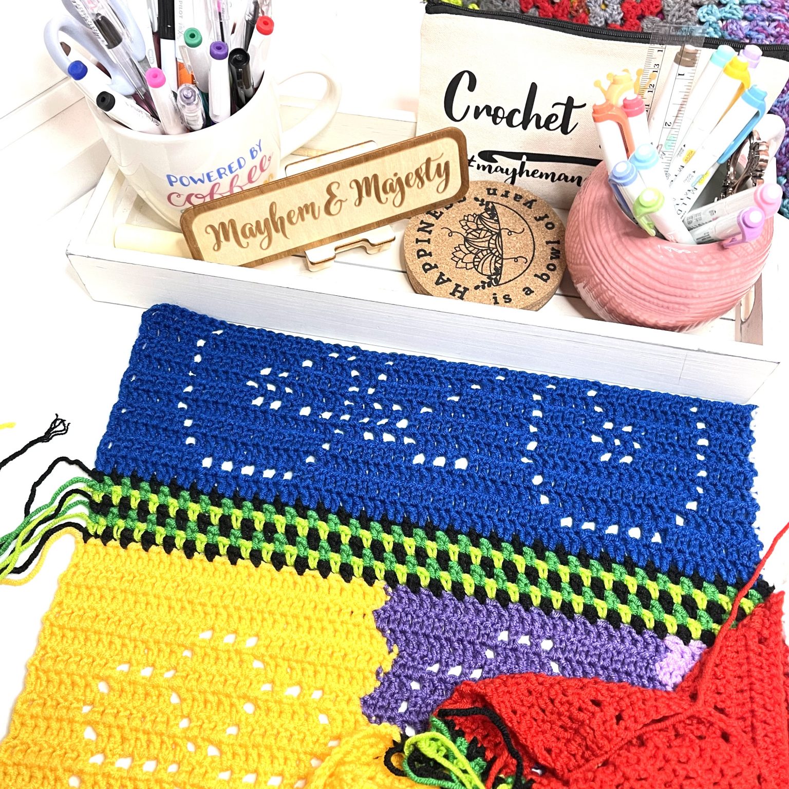 Tour De France Filet Crochet Along Week 9 Part 1 Mayhem Majesty