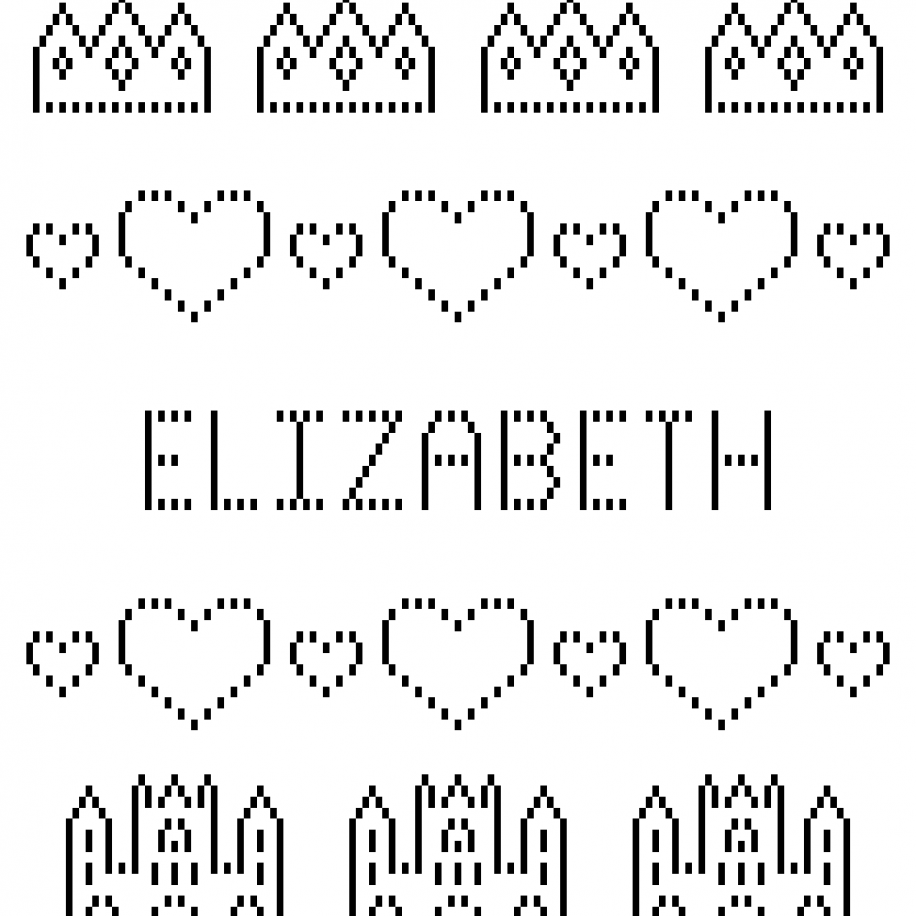 Custom filet lettering panel pattern mayhem majesty