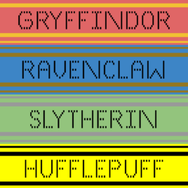 HP Blanket Mod: Hogworts House Names