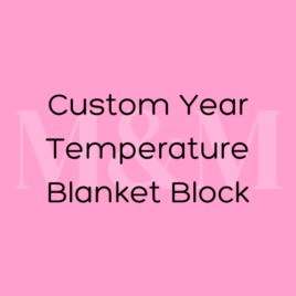 Custom Temperature YEAR Block