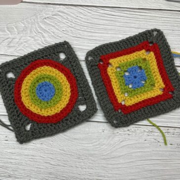 Concentric Granny Squares: Free Patterns