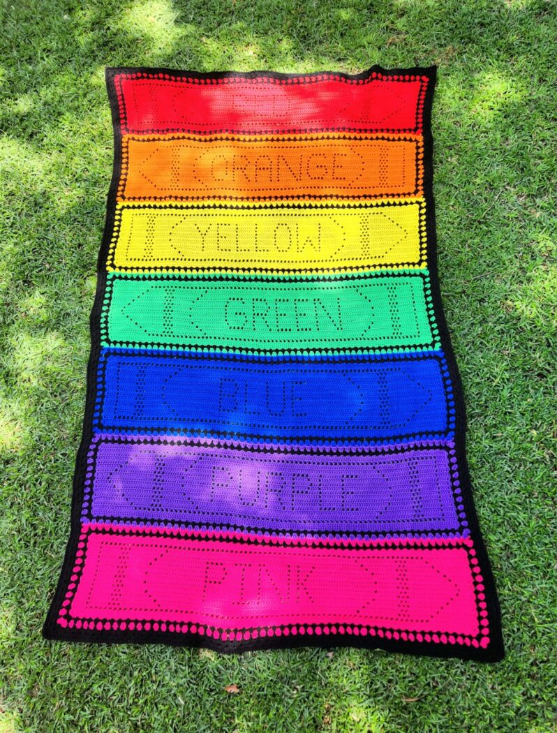 Color Crayons Blanket